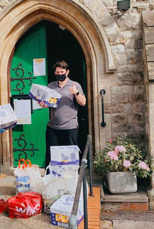 Pump House Day Nursery Deputy Manager Ben Tulett Shares 100 Easter Eggs with St Pauls Foodbank in Brentford