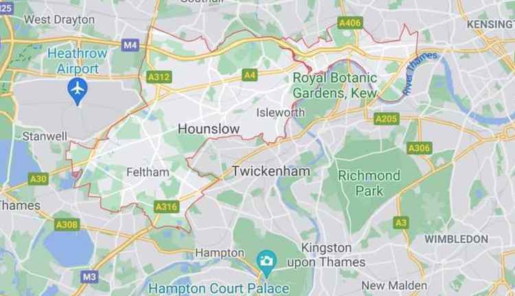 Neighbouring boroughs advised people not to travel to Hounslow