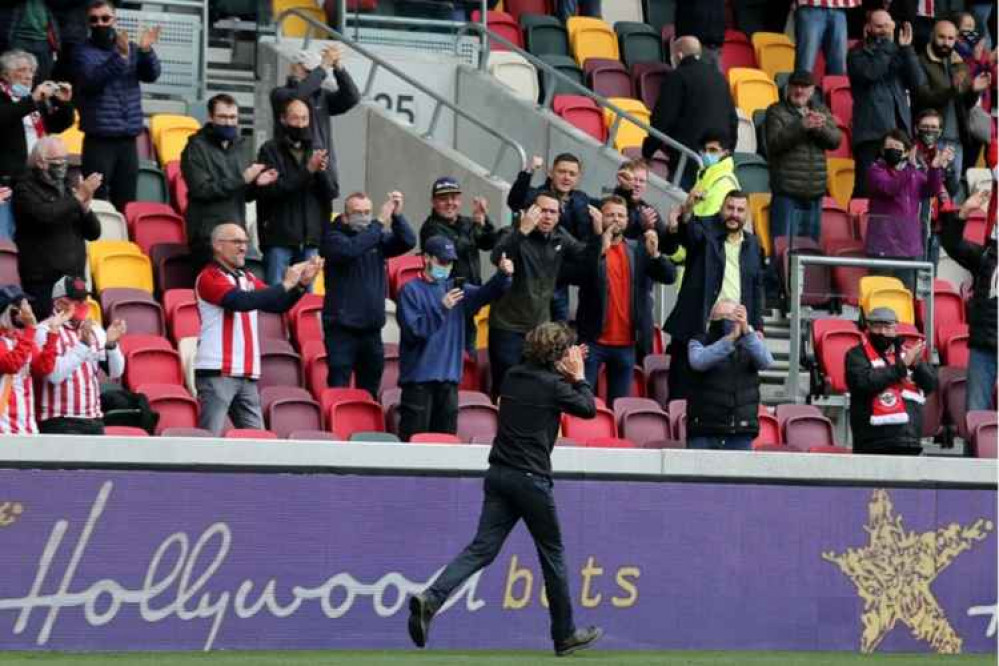 The Bees are looking forward to seeing more of this in the new season. Image Credit: Brentford FC