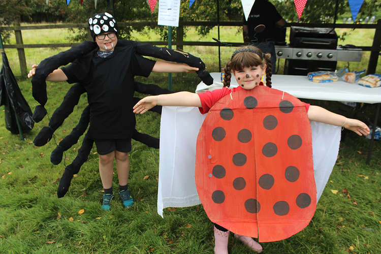 Entrants in the childrens fancy dress competition