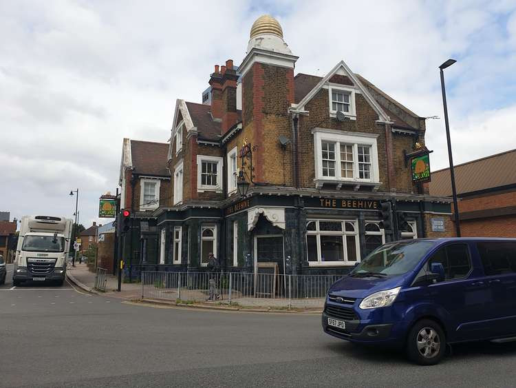 The Beehive pub is situated on the corner of the High Street and Half Acre. (Image: Hannah Davenport)