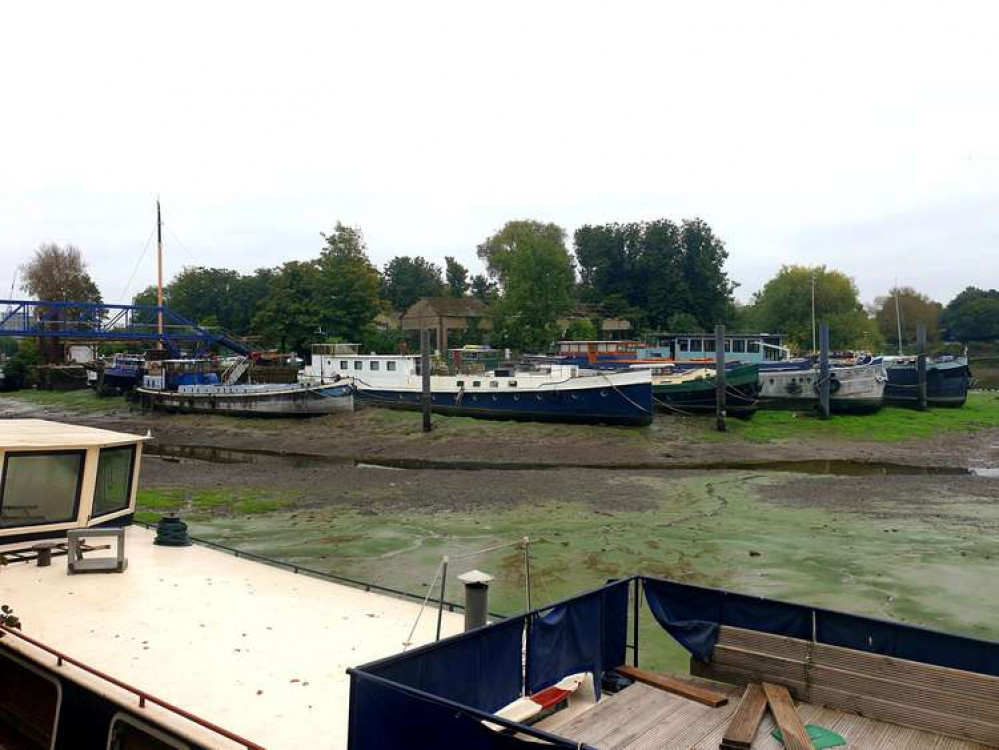 Where the river meets the canal, Brentford.