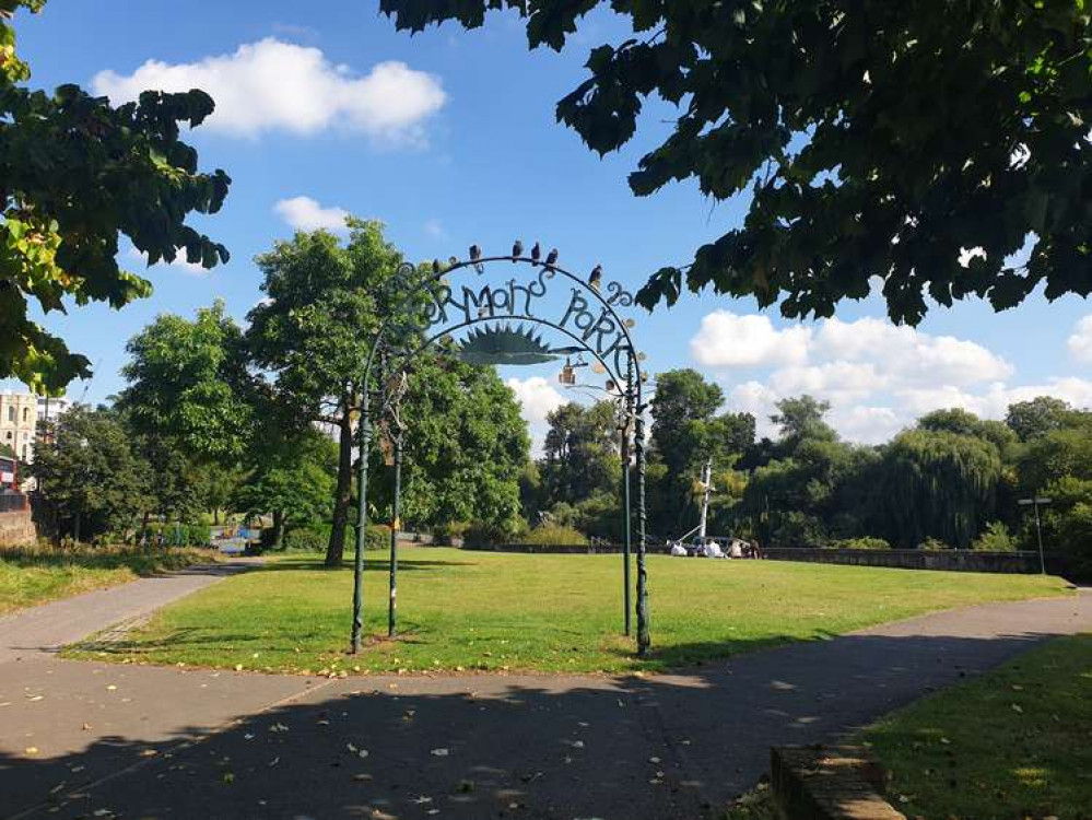 Watermans Park, next to the River Thames and Brentford High Street.