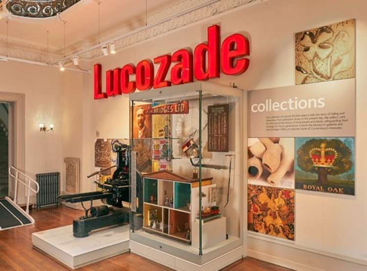 The Lucozade Sign Sits Proudly In Gunnersbury Museum. (Image: Gunnersbury Park & Museum)