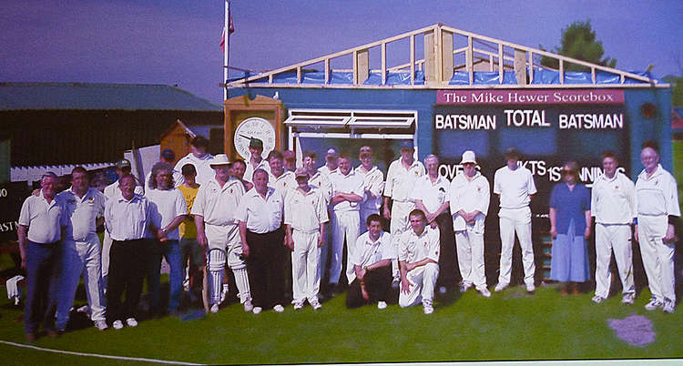 Opening of the Mike Hewer scorebox