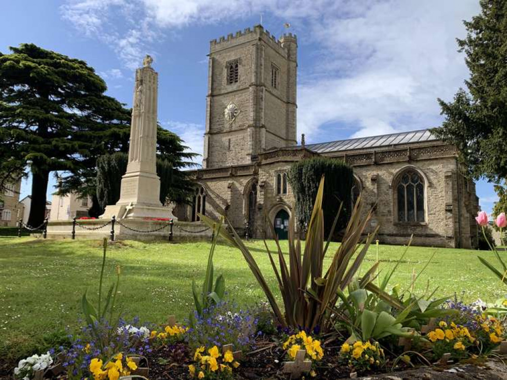 The Minister Church in Axminster, where a lunchtime concert will be held today