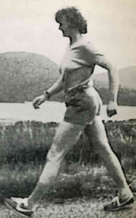 Ann broke numerous records for long-distance walking and rowing