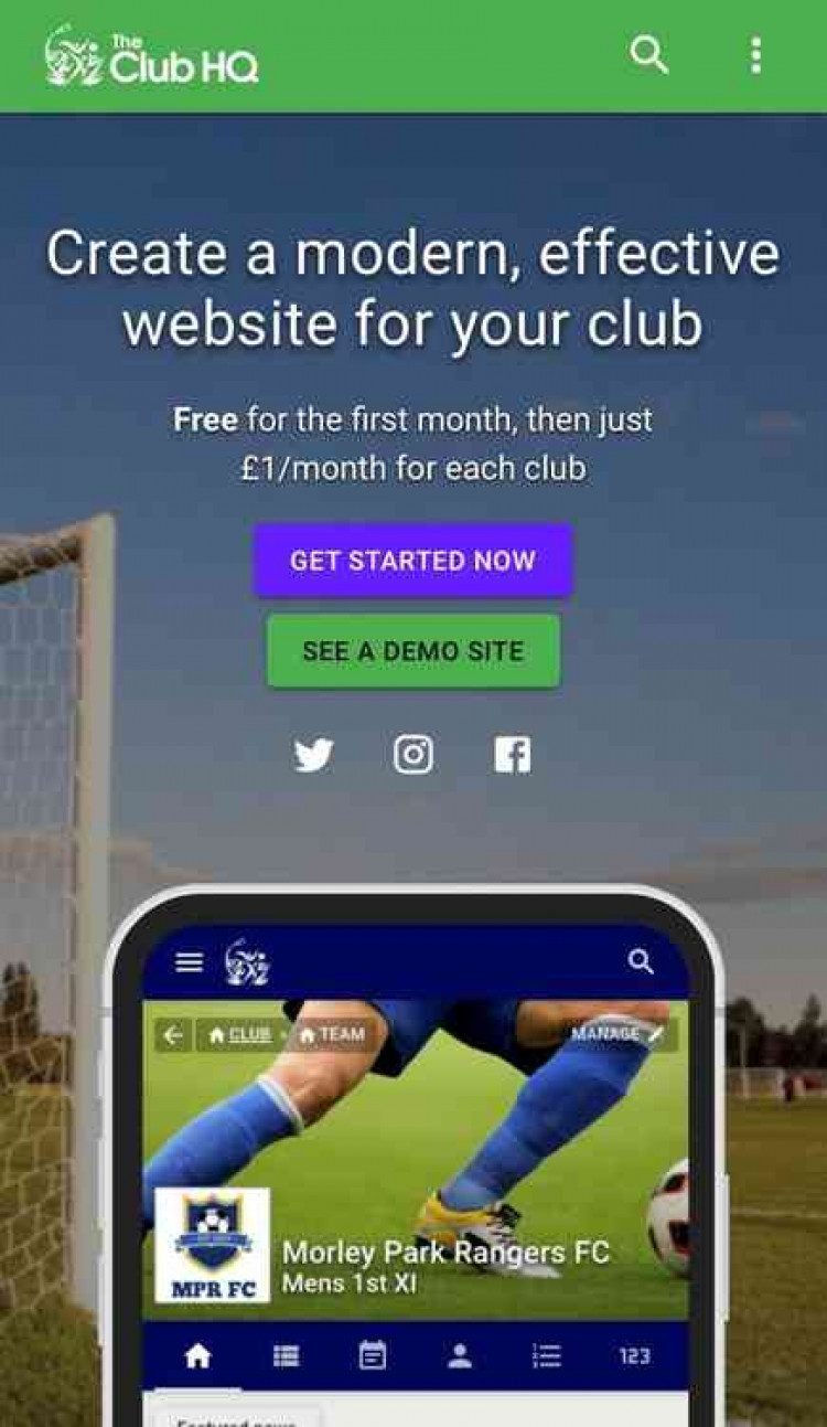 The Club HQ - homepage