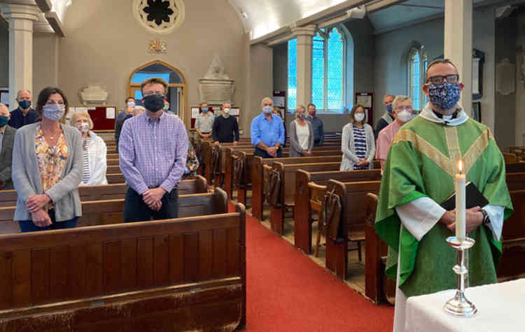 The masked congregation