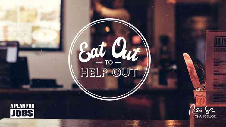 Eat out to help out poster