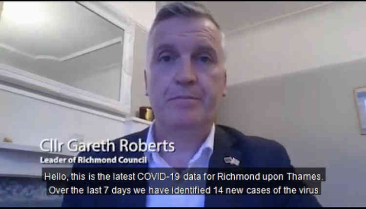 Richmond Council Leader Gareth Roberts