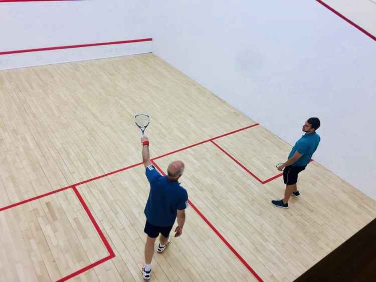 Squash courts at Teddington Sports Centre
