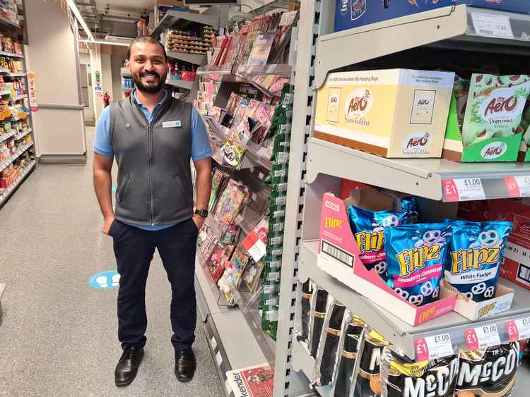 Store manager Amila