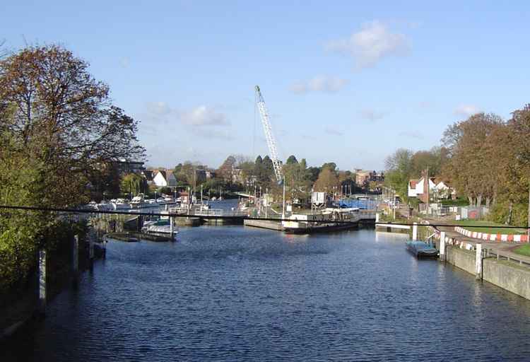 The river at Teddington