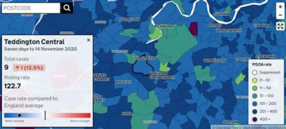 The local COVID map