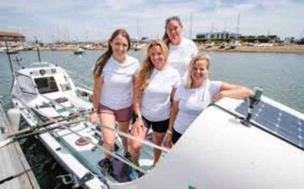 The Ocean Sheroes: from left: Lily, Purusha, Mary and Bella
