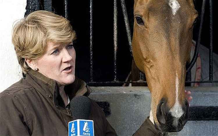 Clare Balding is a keen horse rider