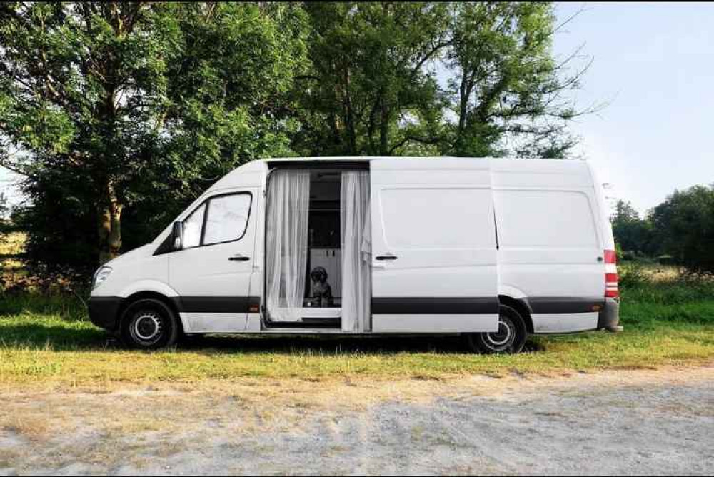 The van itself
