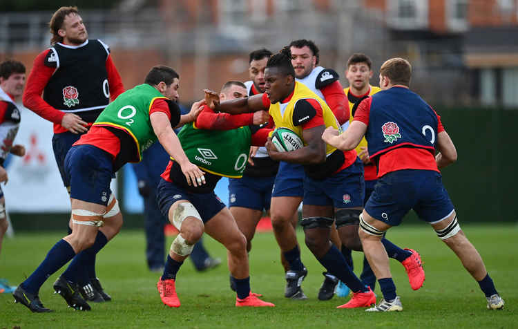 Maro Itoje stayed with the England team at The Lensbury last Autumn