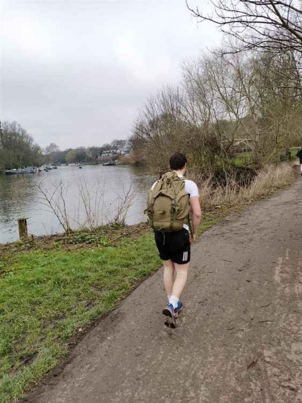 Henry will run start his run in Teddington Lock next Sunday (Credit: Henry Bunkall on JustGiving)