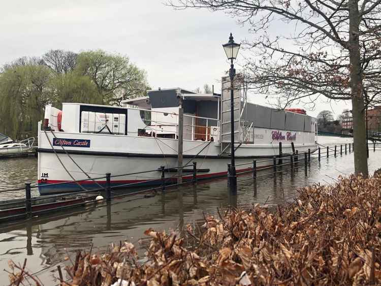 The Clifton Castle is one of the company's four boats available for hire