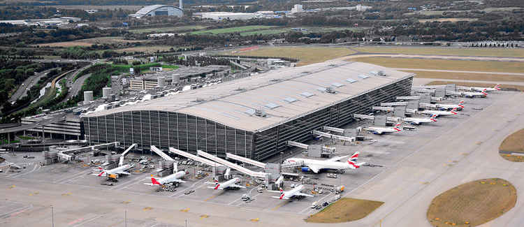 Terminal 5A at Heathrow Airport in 2016 / Image: Mike McBey via Flickr