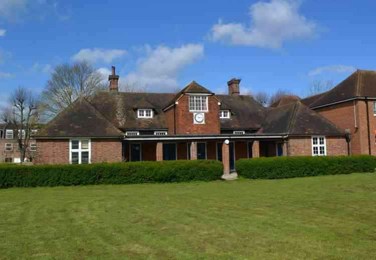 The pavilion at Udney Park playing fields