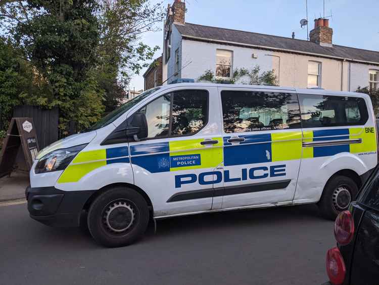 A police van was called to the Lock