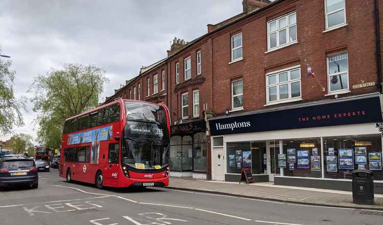 The 285 bus goes through Hounslow on its route to Teddington High Street