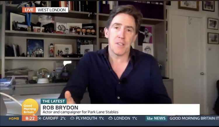 Celebrities including Rob Brydon pledged their support