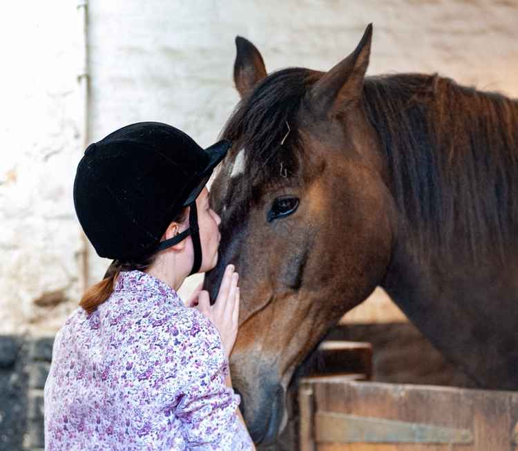 The bond between rider and horse at Park Lane Stables / Credit: Ollie Monk