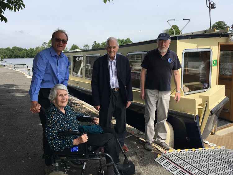 The charity runs respite cruises for older people in South-West London and its boats are wheelchair accessible (Credit: River Thames Boat Project)