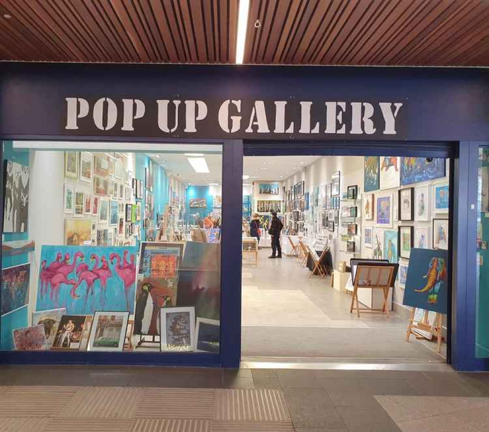 The pop-up gallery in Ealing was set up by Teddington artists at 1of1Design (Credit: Kate Winskill)