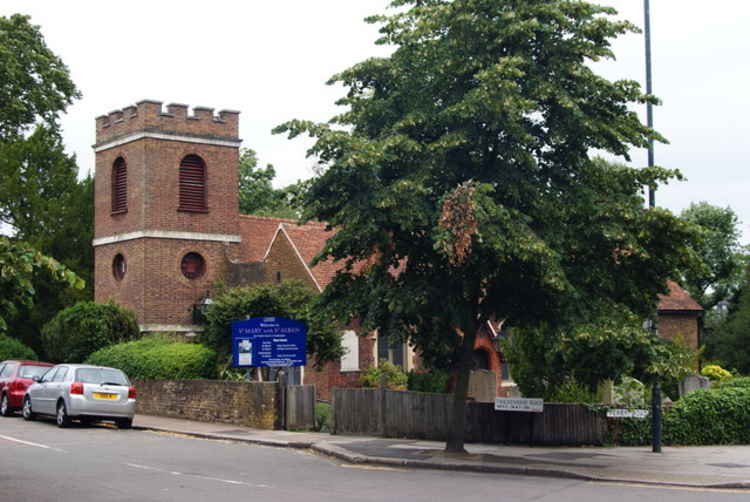 St Mary with St Alban Church in Teddington rang its bells 72 times at 7pm, one ring for each victim (Credit: Peter Trimming via Geograph)