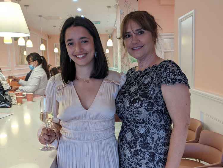 The restaurant is run by the Aydin family, including Zeynep (left) and her mother Atiye (right)