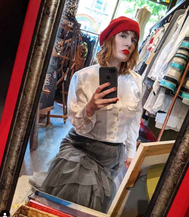 Artist Stephanie Correll is a fan of vintage and second-hand fashion