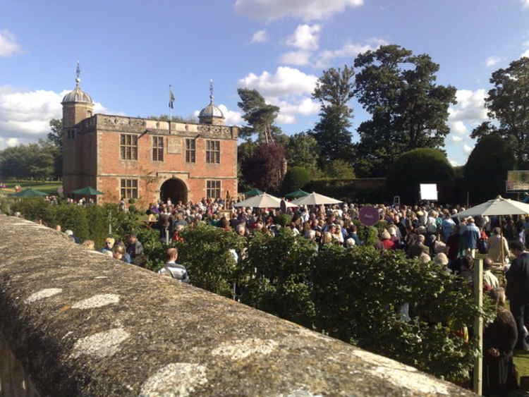 The show filming at Charlecote Park in non socially-distanced times (Credit: John Evans via Geograph)