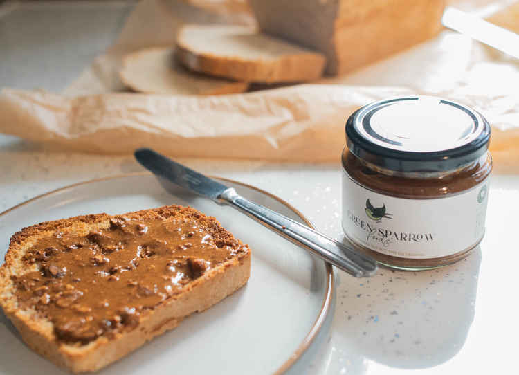 Nut butters made by Mari at Green Sparrow Foods will be on offer. The market's opening hours are 9am to 1pm (Credit: Green Sparrow Foods)