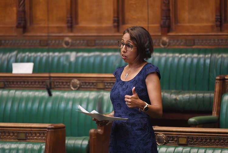 Teddington MP Munira Wilson in Parliament yesterday during the government's Covid-19 update (Photo credit: ©UK Parliament/Jessica Taylor)