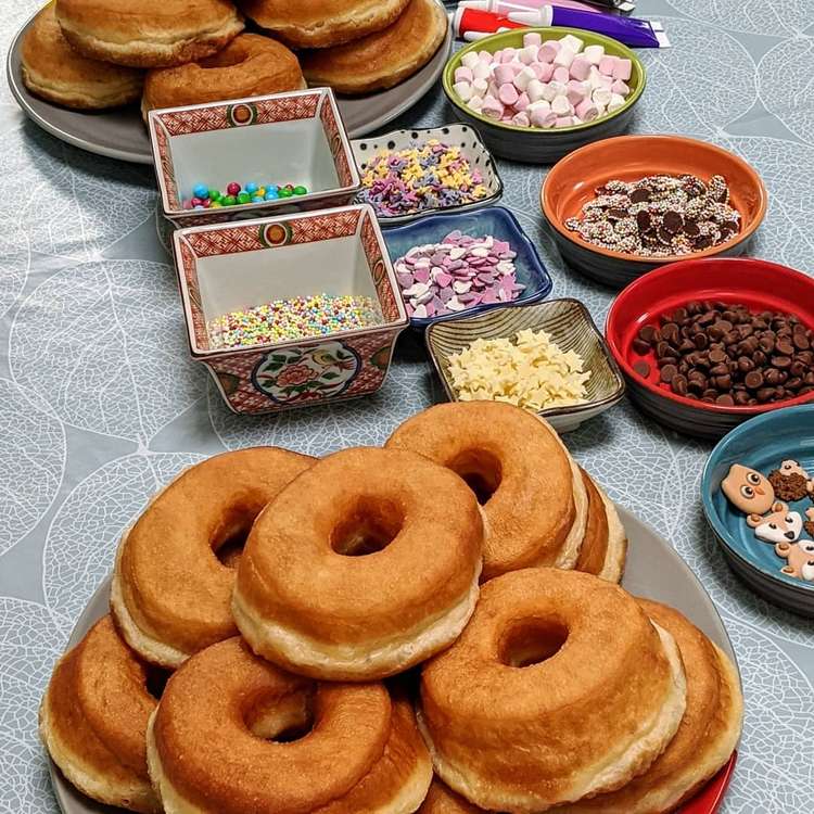 Their doughnut decorating boxes were popular (Image: Olly's Donuts)