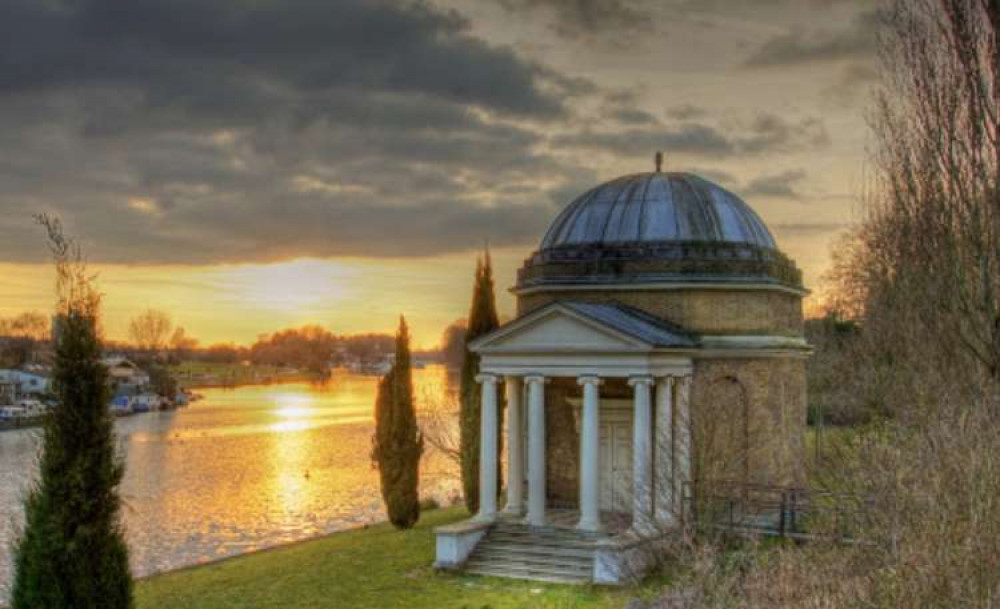 Garrick's Temple in Hampton at sunset (Image: Derek Winterburn)