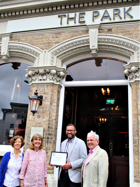 The Park Hotel receive their award (Image: Peter Denton)