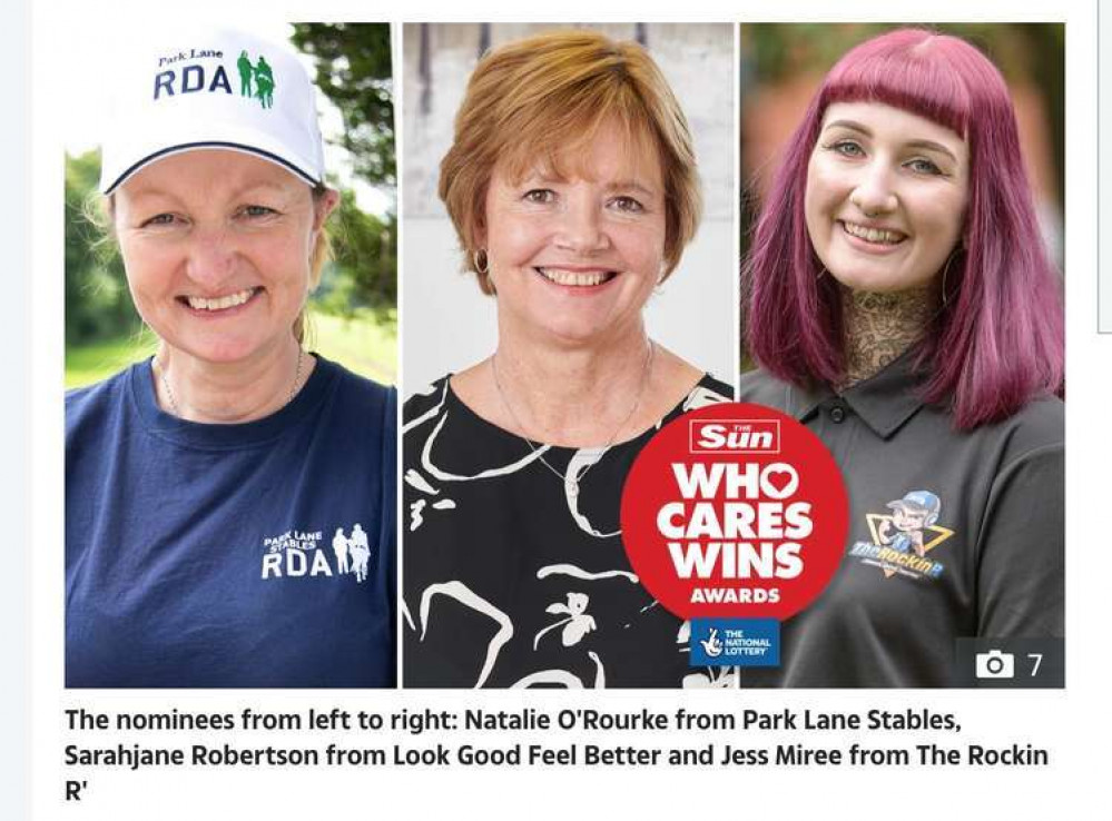 Natalie O'Rourke (left) and her charity Park Lane Stables are up for the Best Health Charity award at the Sun's 'Who Cares Wins' ceremony