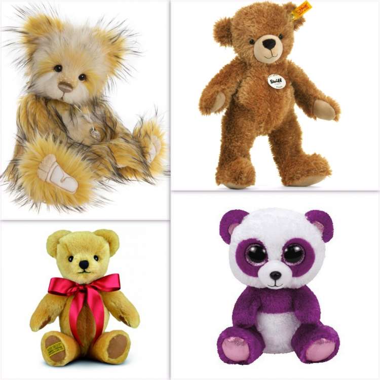 There's a teddy bear for everyone here, including the high-quality Steiff and Charlie Bear designs (Image: Dragon Toys)