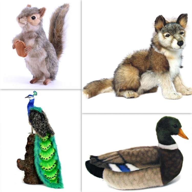 The shop also sells plushies in realistic animal designs (Image: Dragon Toys)