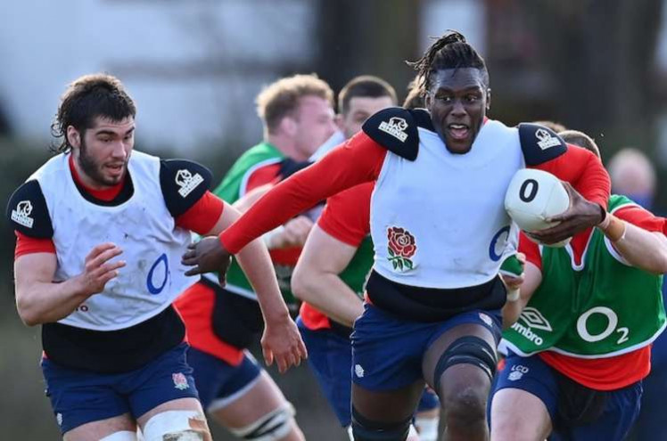 England training at the Lensbury Club before the Six Nations earlier in the year (Image: RFU/Getty Images)