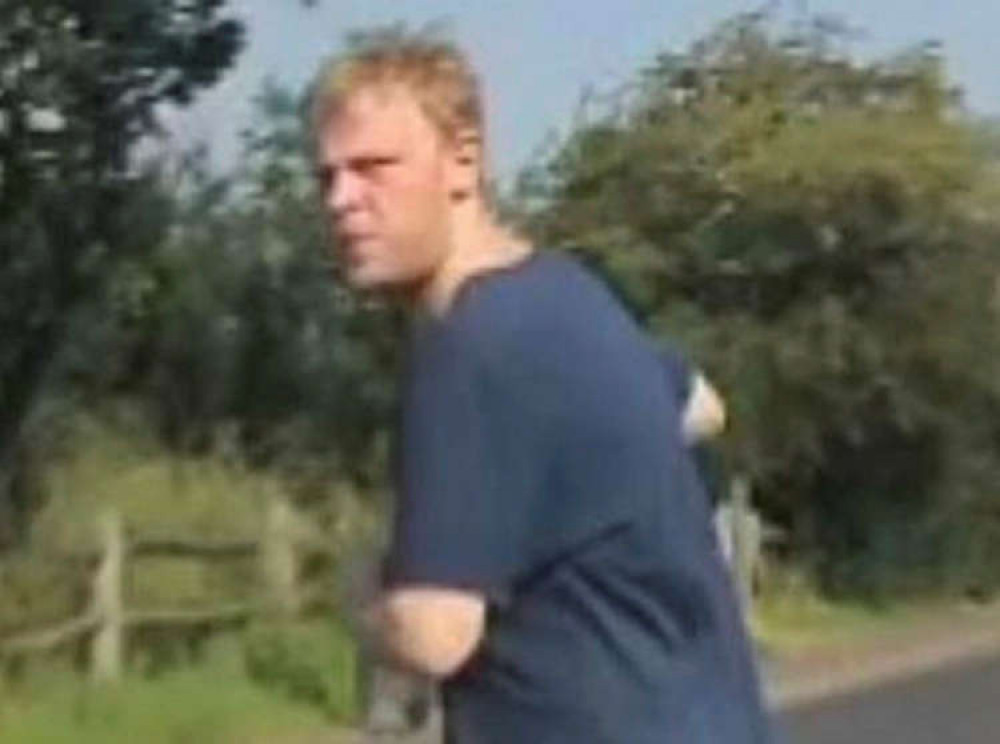 This man is wanted by police for questioning after a report of indecent exposure near Teddington (Image: Met Police)