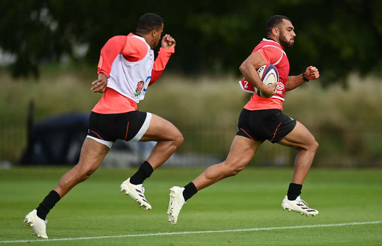 Joe Marchant from the club (right) runs with the ball (Photo: Courtesy of the RFU)