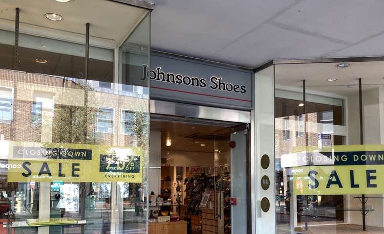 Teddington's Johnsons shoes is closing down (Image: Jenny Higgins)