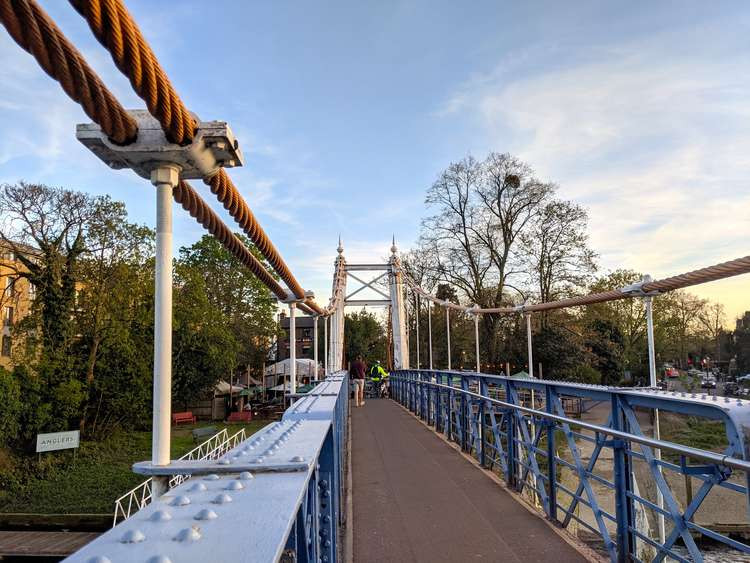 Teddington Lock bridge (Image: Ellie Brown)